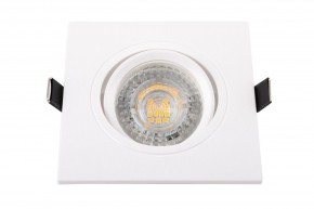 DK3021-WH Встраиваемый светильник, IP 20, 10 Вт, GU5.3, LED, белый, пластик в Губкинском - gubkinskiy.ok-mebel.com | фото 3