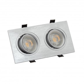 DK3022-CM Встраиваемый светильник, IP 20, 10 Вт, GU5.3, LED, серый, пластик в Губкинском - gubkinskiy.ok-mebel.com | фото 2