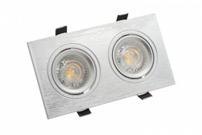 DK3022-CM Встраиваемый светильник, IP 20, 10 Вт, GU5.3, LED, серый, пластик в Губкинском - gubkinskiy.ok-mebel.com | фото 3