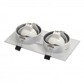 DK3022-CM Встраиваемый светильник, IP 20, 10 Вт, GU5.3, LED, серый, пластик в Губкинском - gubkinskiy.ok-mebel.com | фото 4