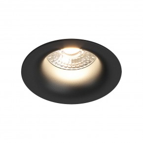 DK3024-BK Встраиваемый светильник, IP 20, 10 Вт, GU5.3, LED, черный, пластик в Губкинском - gubkinskiy.ok-mebel.com | фото