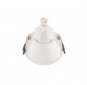 DK3026-WB Встраиваемый светильник, IP 20, 10 Вт, GU5.3, LED, белый/черный, пластик в Губкинском - gubkinskiy.ok-mebel.com | фото 4