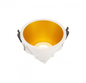 DK3026-WG Встраиваемый светильник, IP 20, 10 Вт, GU5.3, LED, белый/золотой, пластик в Губкинском - gubkinskiy.ok-mebel.com | фото 4