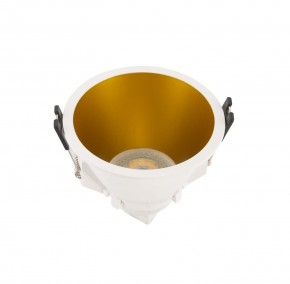 DK3026-WG Встраиваемый светильник, IP 20, 10 Вт, GU5.3, LED, белый/золотой, пластик в Губкинском - gubkinskiy.ok-mebel.com | фото 2