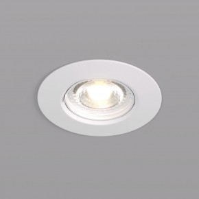 DK3028-WH Встраиваемый светильник, IP 20, 10 Вт, GU5.3, LED, белый, пластик в Губкинском - gubkinskiy.ok-mebel.com | фото