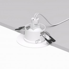 DK3028-WH Встраиваемый светильник, IP 20, 10 Вт, GU5.3, LED, белый, пластик в Губкинском - gubkinskiy.ok-mebel.com | фото 3