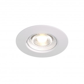 DK3028-WH Встраиваемый светильник, IP 20, 10 Вт, GU5.3, LED, белый, пластик в Губкинском - gubkinskiy.ok-mebel.com | фото 5