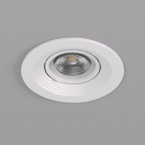 DK3029-WH Встраиваемый светильник, IP 20, 10 Вт, GU5.3, LED, белый, пластик в Губкинском - gubkinskiy.ok-mebel.com | фото 4