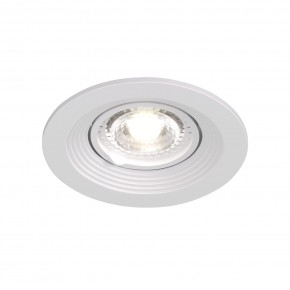 DK3029-WH Встраиваемый светильник, IP 20, 10 Вт, GU5.3, LED, белый, пластик в Губкинском - gubkinskiy.ok-mebel.com | фото 7