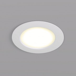 DK3046-WH Встраиваемый светильник, IP 20, 5Вт, LED, белый, пластик в Губкинском - gubkinskiy.ok-mebel.com | фото