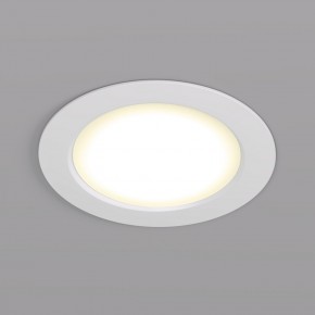 DK3048-WH Встраиваемый светильник, IP 20, 7Вт, LED, белый, пластик в Губкинском - gubkinskiy.ok-mebel.com | фото