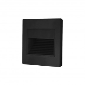 DK3050-BK Светильник встраиваемый в стену, IP 20, LED 3000, 1 Вт, черный пластик в Губкинском - gubkinskiy.ok-mebel.com | фото