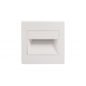 DK3050-WH Светильник встраиваемый в стену, IP 20, LED 3000, 1 Вт, белый, пластик в Губкинском - gubkinskiy.ok-mebel.com | фото 3
