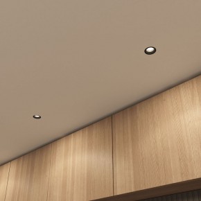 DK3055-BK Встраиваемый светильник, IP 20, 10 Вт, GU5.3, LED, черный, пластик в Губкинском - gubkinskiy.ok-mebel.com | фото 4