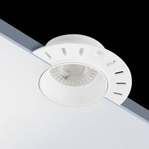 DK3055-WH Встраиваемый светильник, IP 20, 10 Вт, GU5.3, LED, белый, пластик в Губкинском - gubkinskiy.ok-mebel.com | фото 2