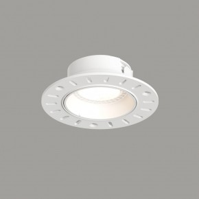 DK3055-WH Встраиваемый светильник, IP 20, 10 Вт, GU5.3, LED, белый, пластик в Губкинском - gubkinskiy.ok-mebel.com | фото