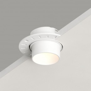 DK3056-WH Встраиваемый светильник под шпатлевку, IP20, до 15 Вт, LED, GU5,3, белый, пластик в Губкинском - gubkinskiy.ok-mebel.com | фото 2