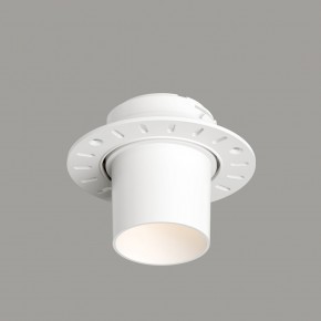 DK3057-WH Встраиваемый светильник под шпатлевку, IP20, до 15 Вт, LED, GU5,3, белый, пластик в Губкинском - gubkinskiy.ok-mebel.com | фото