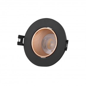 DK3061-BBR Встраиваемый светильник, IP 20, 10 Вт, GU5.3, LED, черный/бронзовый, пластик в Губкинском - gubkinskiy.ok-mebel.com | фото