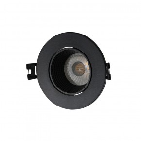 DK3061-BK Встраиваемый светильник, IP 20, 10 Вт, GU5.3, LED, черный/черный, пластик в Губкинском - gubkinskiy.ok-mebel.com | фото