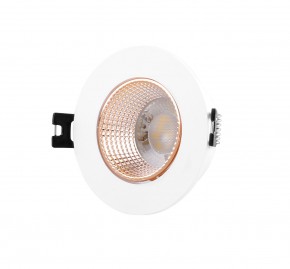 DK3061-WBR Встраиваемый светильник, IP 20, 10 Вт, GU5.3, LED, белый/бронзовый, пластик в Губкинском - gubkinskiy.ok-mebel.com | фото