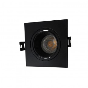 DK3071-BK Встраиваемый светильник, IP 20, 10 Вт, GU5.3, LED, черный/черный, пластик в Губкинском - gubkinskiy.ok-mebel.com | фото 1