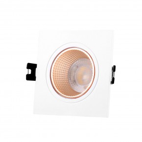 DK3071-WBR Встраиваемый светильник, IP 20, 10 Вт, GU5.3, LED, белый/бронзовый, пластик в Губкинском - gubkinskiy.ok-mebel.com | фото