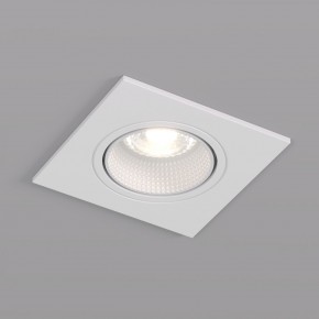 DK3071-WH Встраиваемый светильник, IP 20, 10 Вт, GU5.3, LED, белый/белый, пластик в Губкинском - gubkinskiy.ok-mebel.com | фото