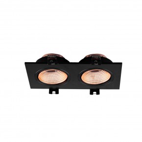 DK3072-BBR Встраиваемый светильник, IP 20, 10 Вт, GU5.3, LED, черный/бронзовый, пластик в Губкинском - gubkinskiy.ok-mebel.com | фото 2
