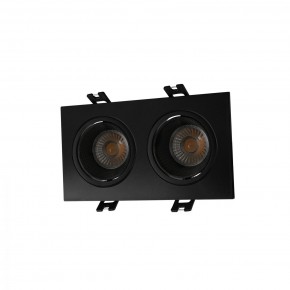 DK3072-BK Встраиваемый светильник, IP 20, 10 Вт, GU5.3, LED, черный/черный, пластик в Губкинском - gubkinskiy.ok-mebel.com | фото