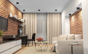 DK3080-BW+BK Светильник накладной IP 20, 10 Вт, GU5.3, LED, черно-белый/черный, пластик в Губкинском - gubkinskiy.ok-mebel.com | фото 2