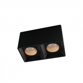 DK3085-BK+BR Светильник накладной IP 20, 10 Вт, GU5.3, LED, черный/бронзовый, пластик в Губкинском - gubkinskiy.ok-mebel.com | фото