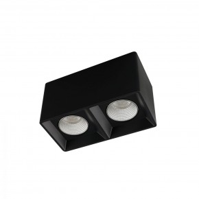DK3085-BK+CH Светильник накладной IP 20, 10 Вт, GU5.3, LED, черный/хром, пластик в Губкинском - gubkinskiy.ok-mebel.com | фото