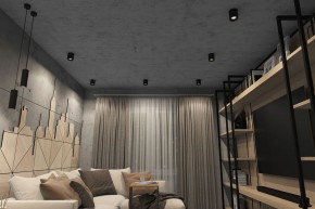 DK3090-BK+CH Светильник накладной IP 20, 10 Вт, GU5.3, LED, черный/хром, пластик в Губкинском - gubkinskiy.ok-mebel.com | фото 2