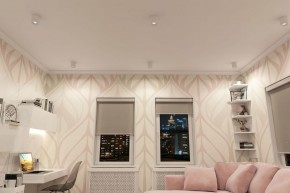 DK3090-WH+CH Светильник накладной IP 20, 10 Вт, GU5.3, LED, белый/хром, пластик в Губкинском - gubkinskiy.ok-mebel.com | фото 2