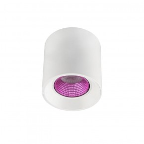 DK3090-WH+PI Светильник накладной IP 20, 10 Вт, GU5.3, LED, белый/розовый, пластик в Губкинском - gubkinskiy.ok-mebel.com | фото 1