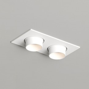 DK3122-WH Встраиваемый светильник, IP20, до 15 Вт, LED, GU5,3, белый, пластик в Губкинском - gubkinskiy.ok-mebel.com | фото