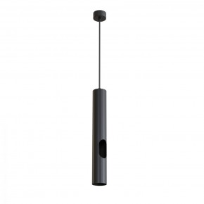 DK4045-BK Подвесной светильник, с декоративным вырезом, IP 20, до 15 Вт, LED, GU10, черный, алюминий в Губкинском - gubkinskiy.ok-mebel.com | фото