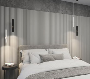 DK4045-BK Подвесной светильник, с декоративным вырезом, IP 20, до 15 Вт, LED, GU10, черный, алюминий в Губкинском - gubkinskiy.ok-mebel.com | фото 4