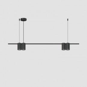 DK4061-BK Подвесной светильник ORBIT, IP20, 4xGU10 LED до 15 Вт, черный матовый, алюминий в Губкинском - gubkinskiy.ok-mebel.com | фото 2
