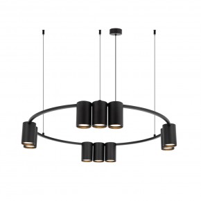 DK4065-BK Подвесной светильник ORBIT, IP20, 10xGU10 LED до 15 Вт, черный матовый, алюминий в Губкинском - gubkinskiy.ok-mebel.com | фото 3