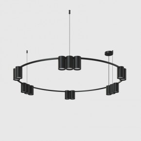 DK4067-BK Подвесной светильник ORBIT, IP20, 15xGU10 LED до 15 Вт, черный матовый, алюминий в Губкинском - gubkinskiy.ok-mebel.com | фото 2