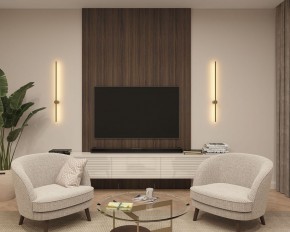 DK5014-SG Бра 1000 мм, 3000К, IP20, 12 Вт, матовое золото в Губкинском - gubkinskiy.ok-mebel.com | фото 5
