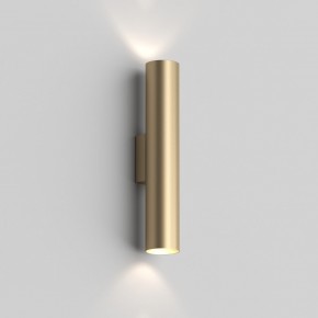 DK5022-SG Настенный светильник, IP20, до 15 Вт, LED, 2xGU10, матовое золото, алюминий в Губкинском - gubkinskiy.ok-mebel.com | фото