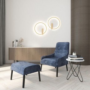 DK5035-SG Бра ROUND со светодиодом, IP20, 24W, 3000/4000/6500K, матовое золото, алюминий в Губкинском - gubkinskiy.ok-mebel.com | фото 7