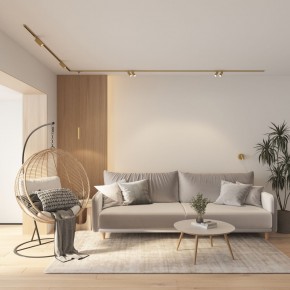 DK5072-SB Бра SHINE WALL со светодиодом, D104*H68, IP20, 3000К, 3W, RA?90, сатинированная латунь, алюминий в Губкинском - gubkinskiy.ok-mebel.com | фото 8