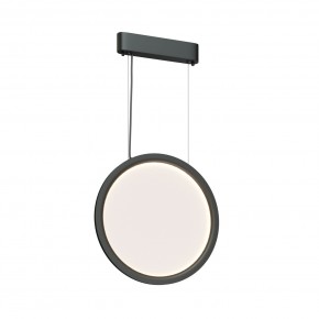 DK6604-BK Подвесной вертикальный светильник Veil со светодиодом H1500 d450 220V 36W 3000-6000K IP20 черный алюминий в Губкинском - gubkinskiy.ok-mebel.com | фото 3