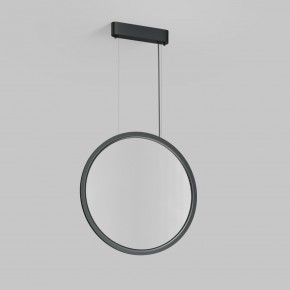 DK6606-BK Подвесной вертикальный светильник Veil со светодиодом H1700 d600 220V 48W 3000-6000K IP20 черный алюминий в Губкинском - gubkinskiy.ok-mebel.com | фото 4