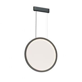 DK6606-BK Подвесной вертикальный светильник Veil со светодиодом H1700 d600 220V 48W 3000-6000K IP20 черный алюминий в Губкинском - gubkinskiy.ok-mebel.com | фото 5