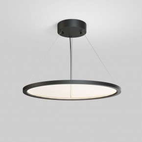 DK6616-BK Подвесной горизонтальный светильник Veil со светодиодом H900 d600 220V 48W 3000-6000K IP20 черный алюминий в Губкинском - gubkinskiy.ok-mebel.com | фото